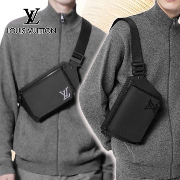 Louis Vuitton LV M57081 Aerogram Takeoff Unisex Sling Bag WIth Dust Bag - LABLEWHORE.COM