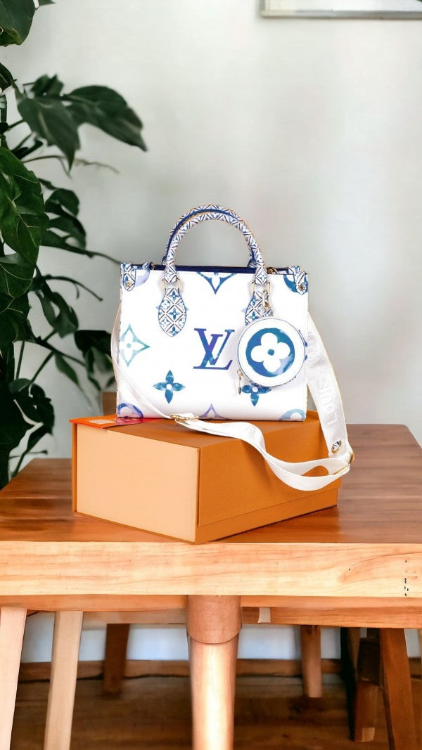 Louis Vuitton LV On The Go Pochette With OG Double Box & Dust Bag Coin Pouch