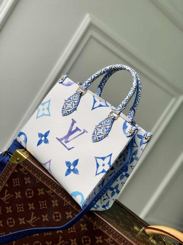 Louis Vuitton LV On The Go Pochette With OG Double Box & Dust Bag Coin Pouch