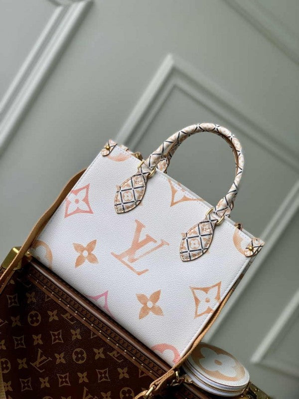 Louis Vuitton LV On The Go Pochette With OG Double Box & Dust Bag Coin Pouch