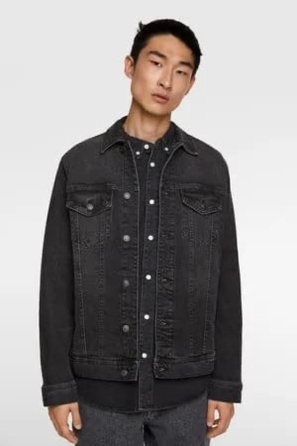 Zara Denim Premium Classic Denim Jacket