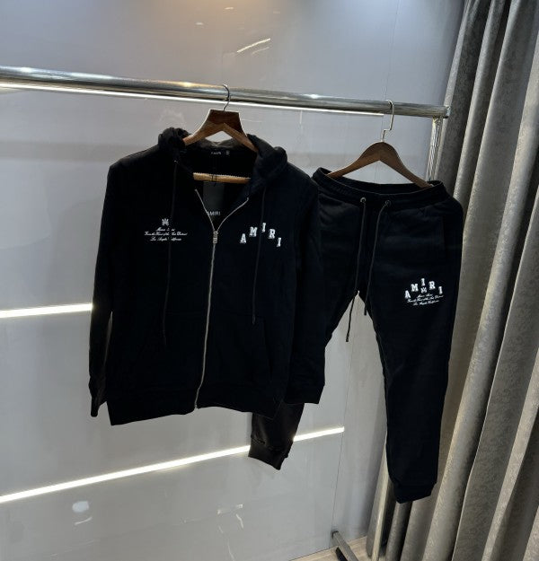 Amiri Black Designer Imported Premium Tracksuit