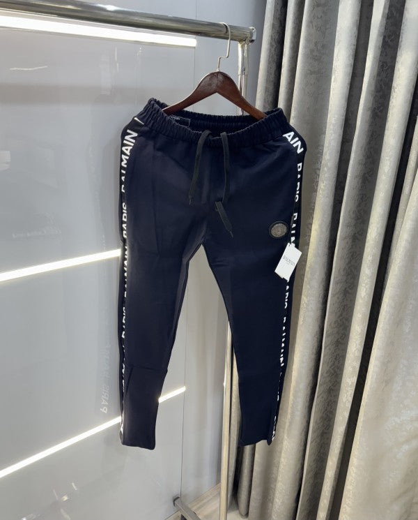 Balmai n Paris White Steel Logo Imported Jogger With Carry Bag