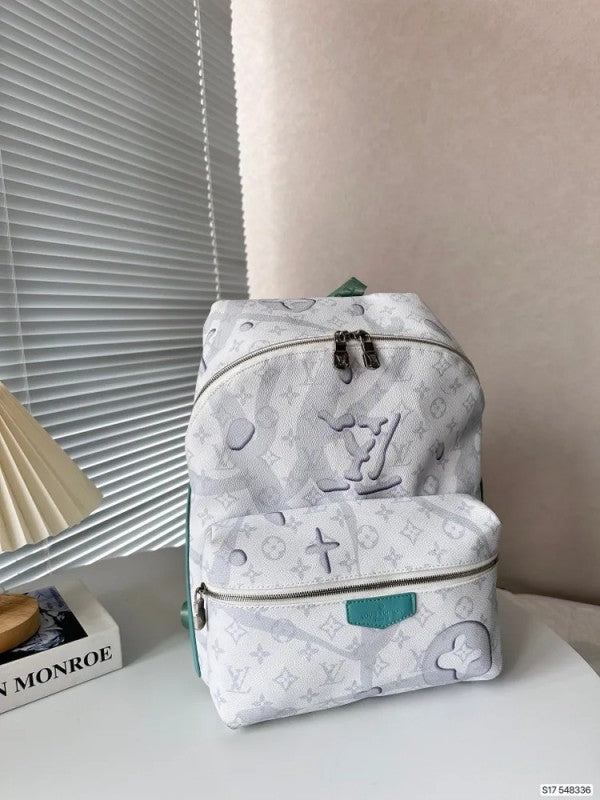 Louis Vuitton LV Discovery Premium Monogram Unisex Backpack With Dust Bag