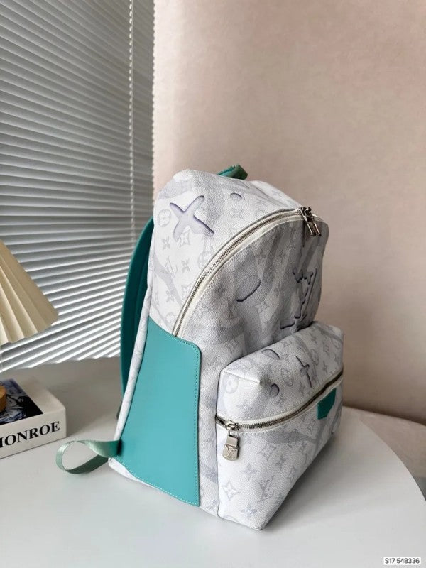 Louis Vuitton LV Discovery Premium Monogram Unisex Backpack With Dust Bag