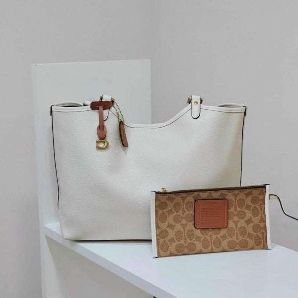 Coach Day Tote With Removable Pouch & Dust Bag