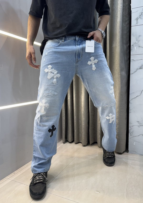 Chrome Hearts Imported Denim – Embroidered Classic Edition (TS001)