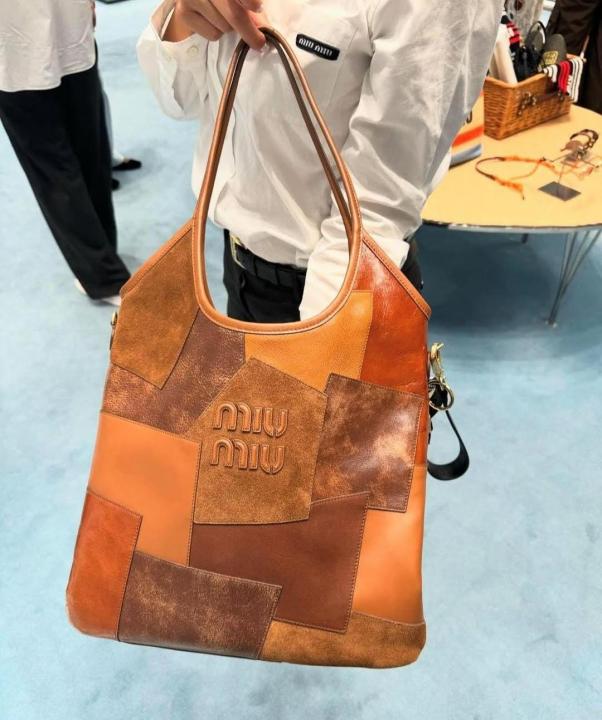 Miu Miu Ivy Leather Limited Edition Tote Bag With OG Dust Bag