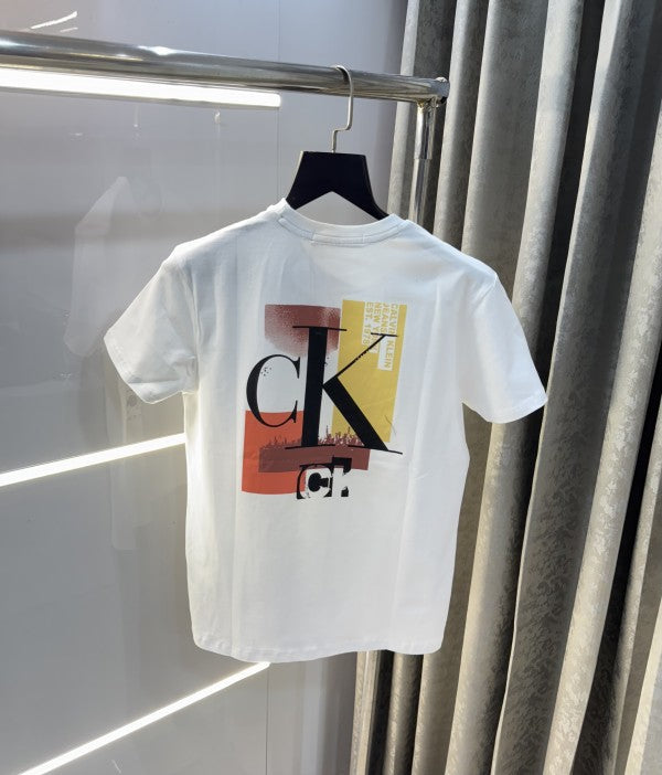 Calvin Klein White Back Print T-Shirt
