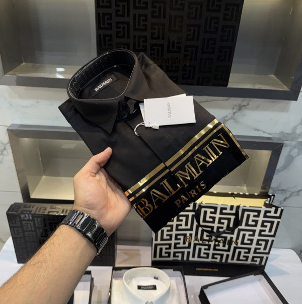 Balmain Paris Logo Print With Premium Box Packing And Carry Bag