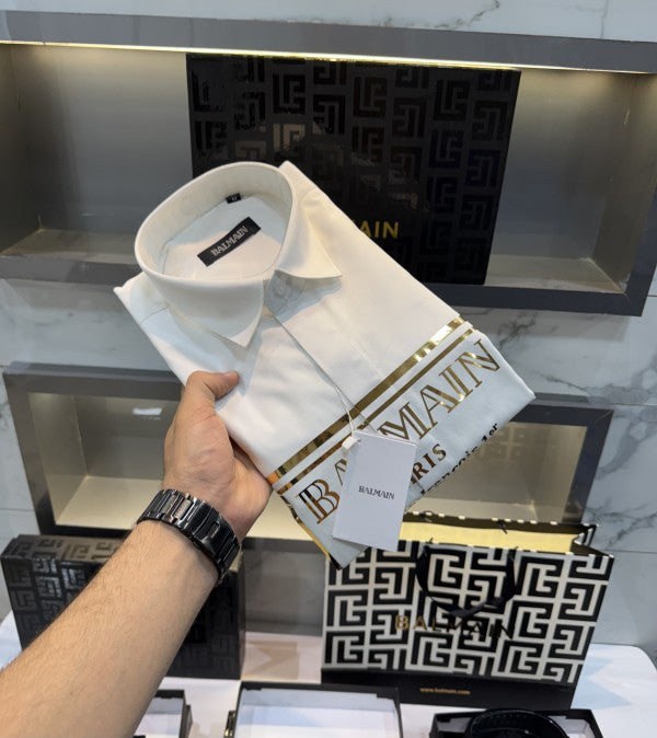 Balmain Paris Logo Print With Premium Box Packing And Carry Bag