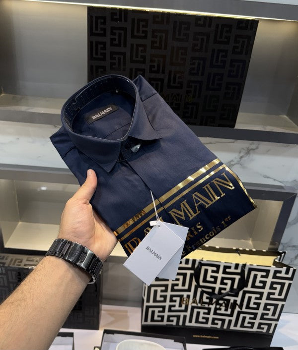 Balmain Paris Logo Print With Premium Box Packing And Carry Bag