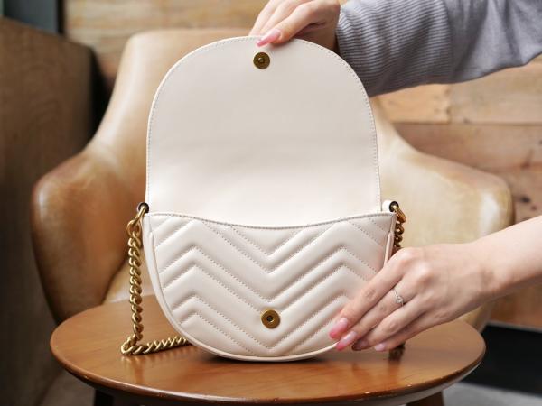 Gucci GG Marmont Moon Premium Shoulder Bag With OG Box