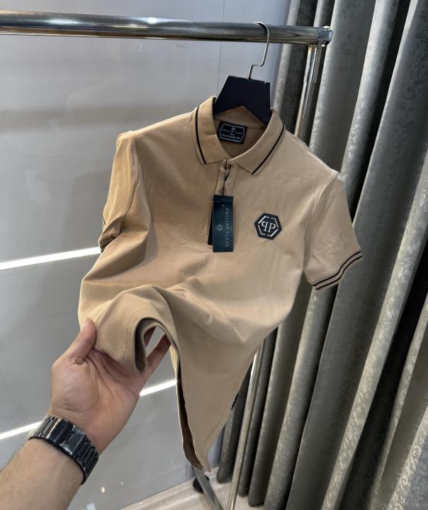 Philip Plein Metal Logo Imported Polo T-Shirt