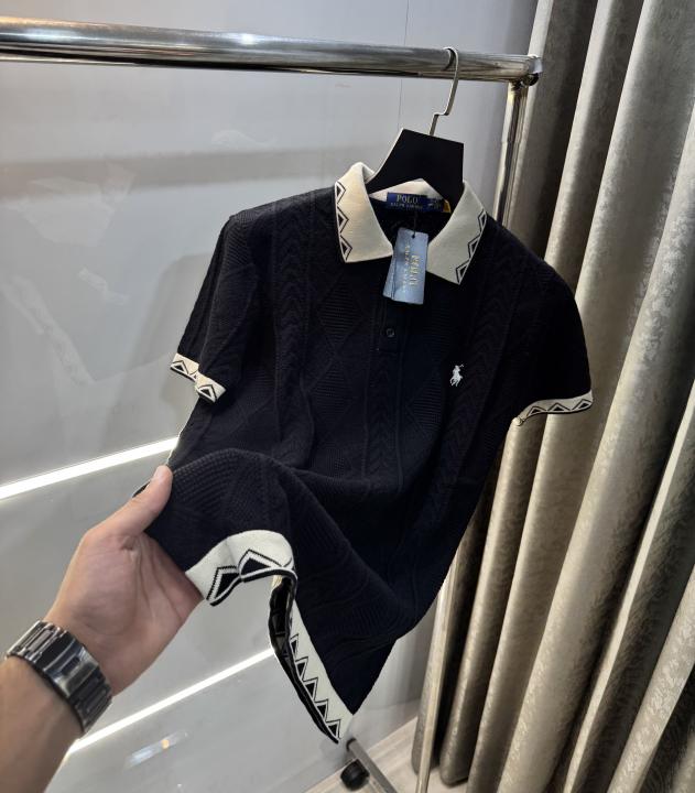 Ralph Lauren Premium Knitted Polo T-Shirt