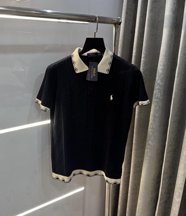 Ralph Lauren Premium Knitted Polo T-Shirt