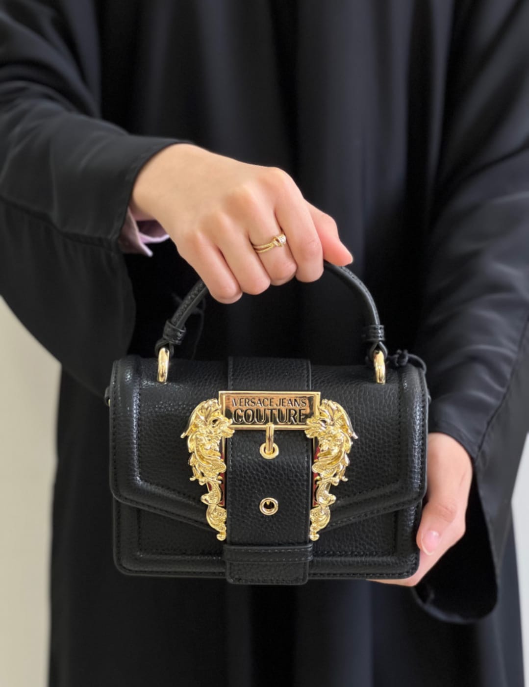 VERSACE TOP HANDLE SHOULDER BAG
