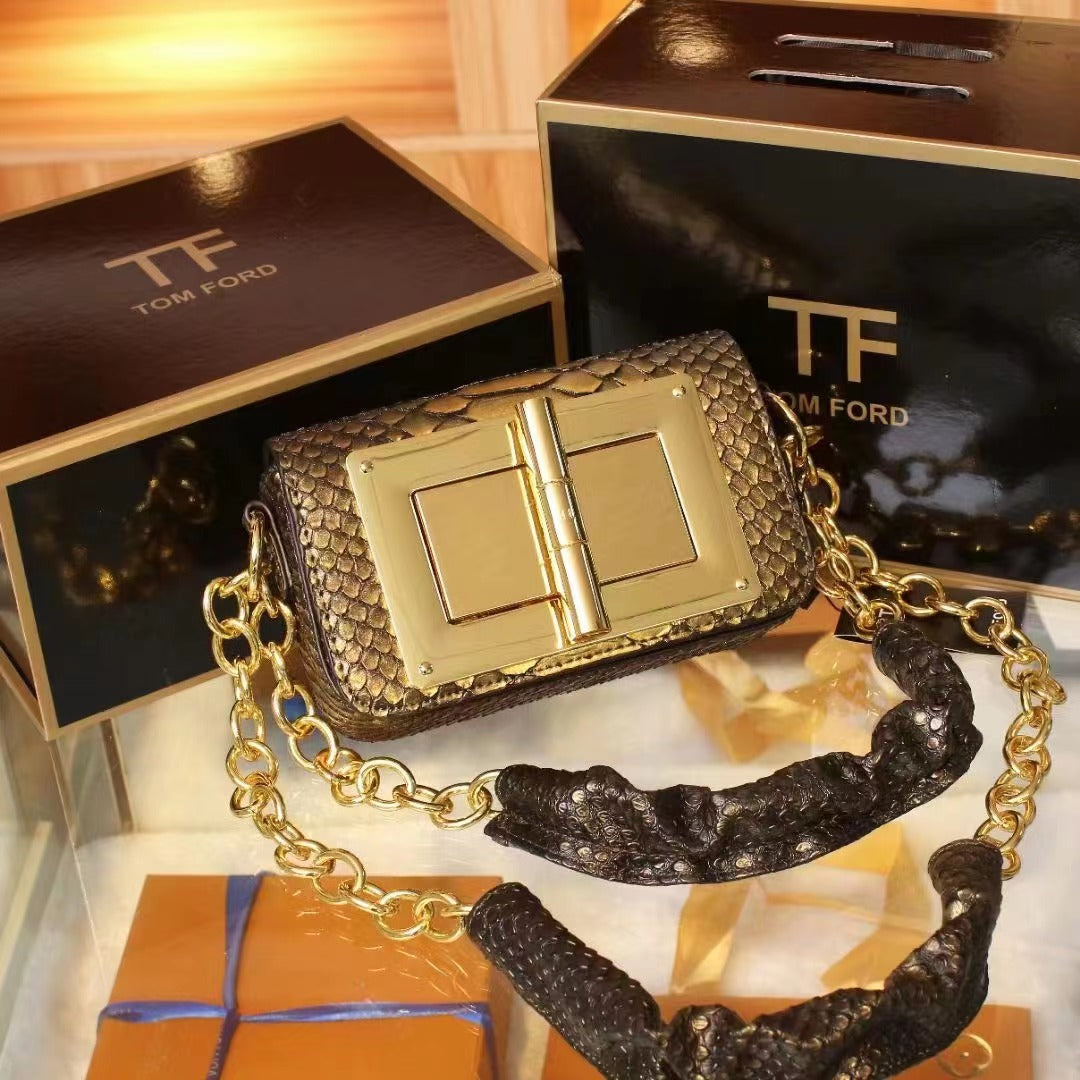 TOM FORD NATALIA PYTHON HIGH QUALITY BAG - LABLEWHORE.COM