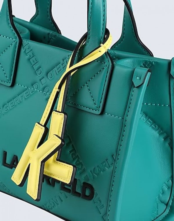 KARL LAGERFELD KSquare Embossed Tote Bag With OG Box & Dust Bag - LABLEWHORE.COM