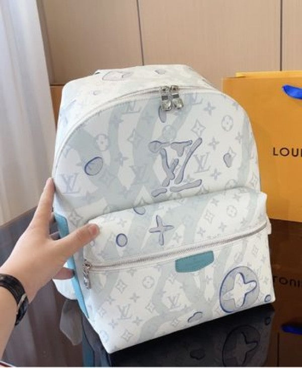 Louis Vuitton LV Discovery Premium Monogram Unisex Backpack With Dust Bag