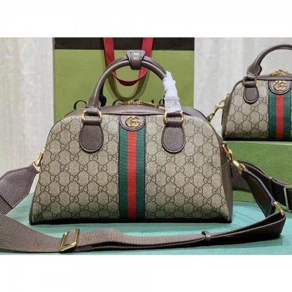 GUCCI Medium Ophidia GG Top-Handle Bowling Bag
