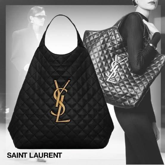 YSL SAINT LAURENT ICARE MAXI SHOPPING BAG