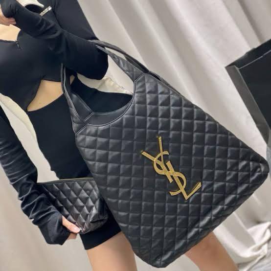 YSL SAINT LAURENT ICARE MAXI SHOPPING BAG