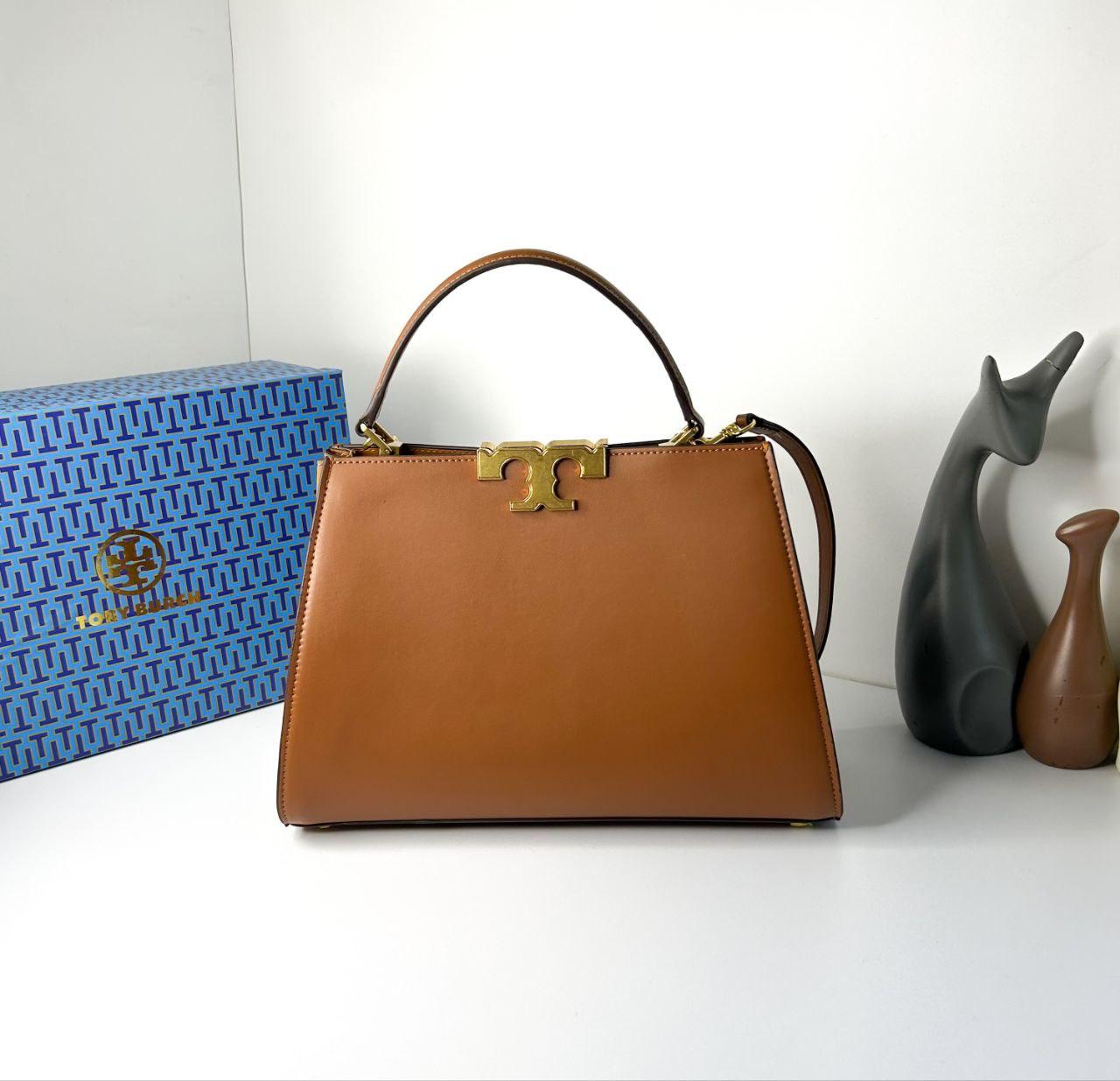 TORY BURCH ELEANOR SPAZZOLATO SATCHEL BAG