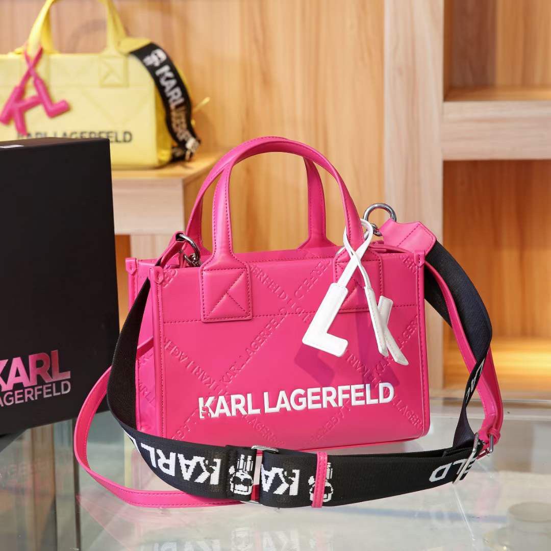 KARL LAGERFELD KSquare Embossed Tote Bag With OG Box & Dust Bag