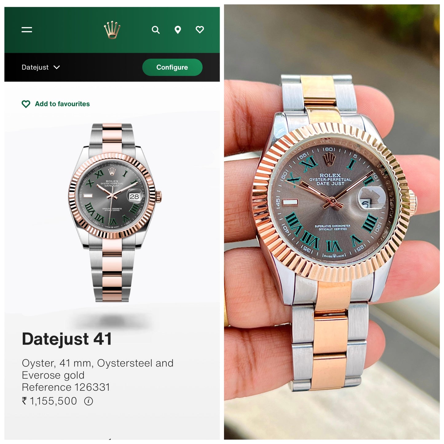 Rolex DateJust Ever Rose 2024