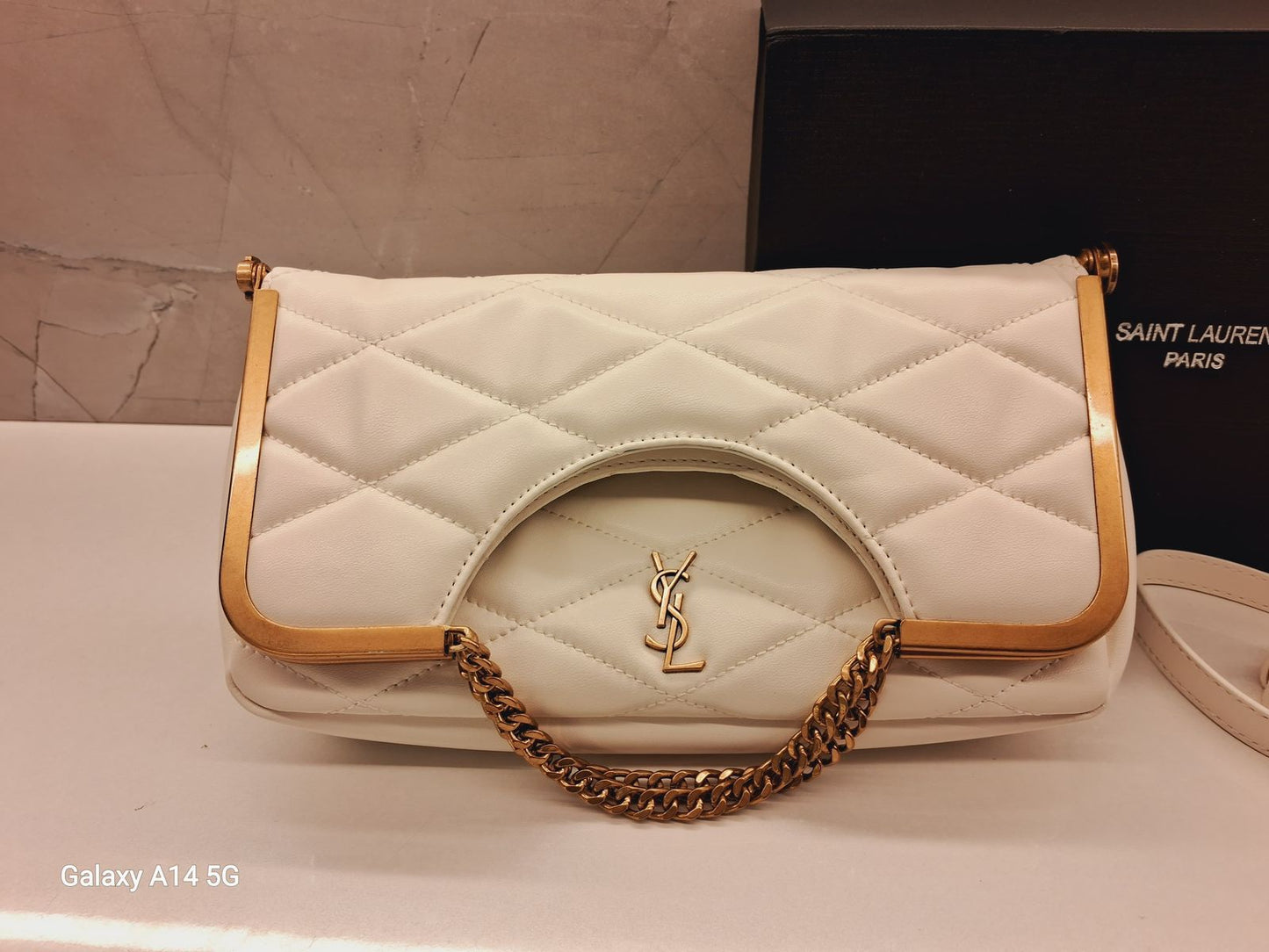 Ysl Quiltted Envelope Bag