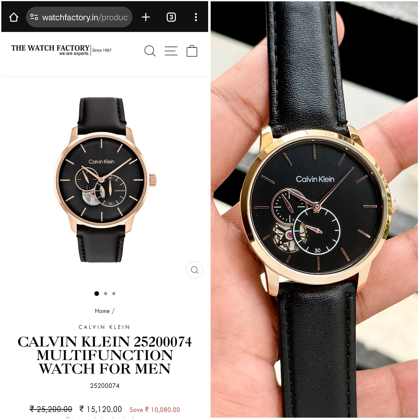 Calvin Klein Premius Original Model Collection