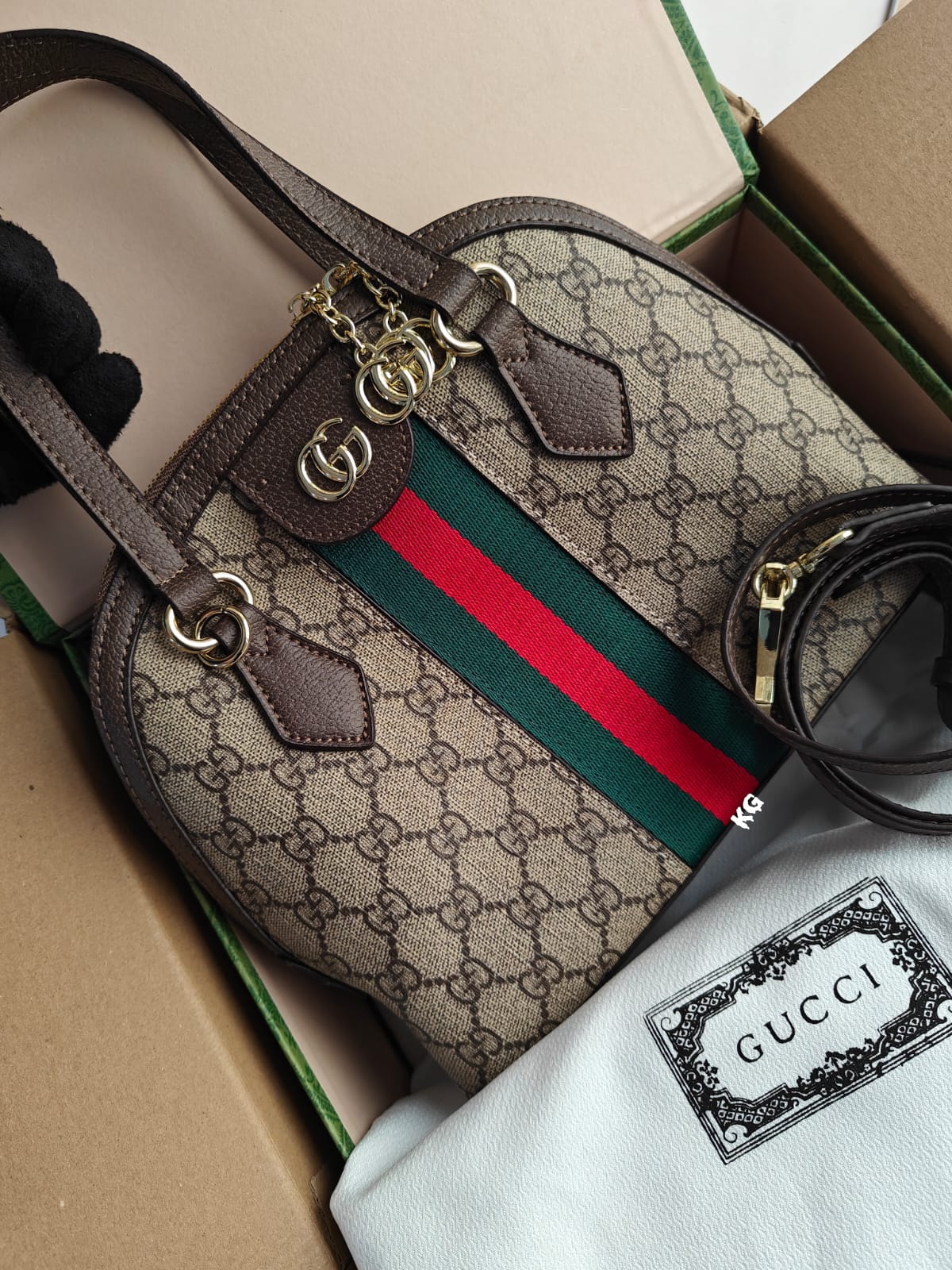 GUCCI OPHIDIA TOP HANDLE ALMA