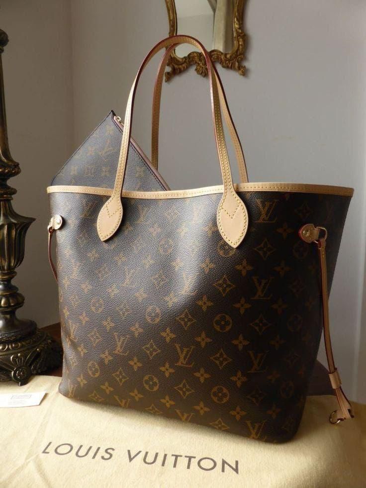 *LOUIS VUITTON NEVERFULL TOTE BAG *