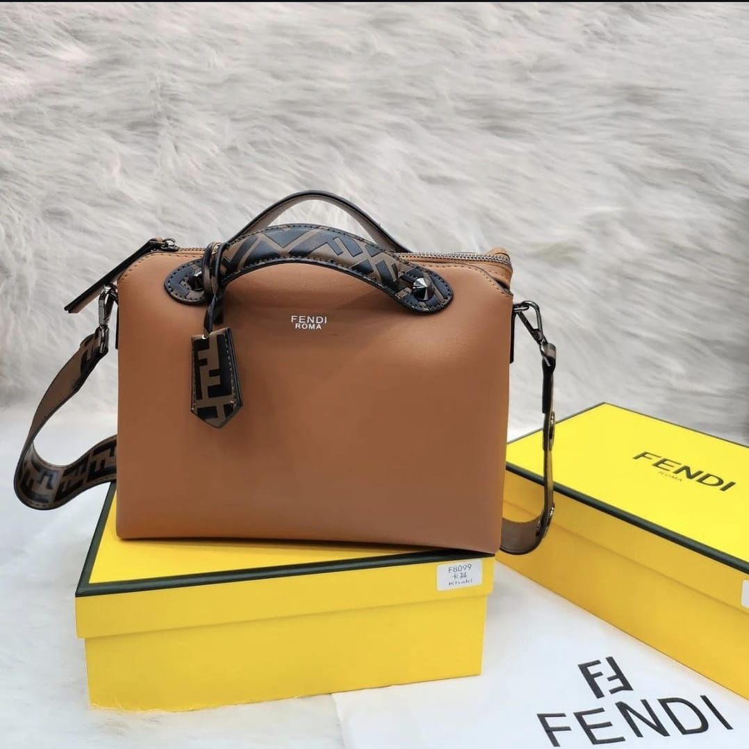 FENDI BY THE WAY MICRO FIBRE LEATHER BAG