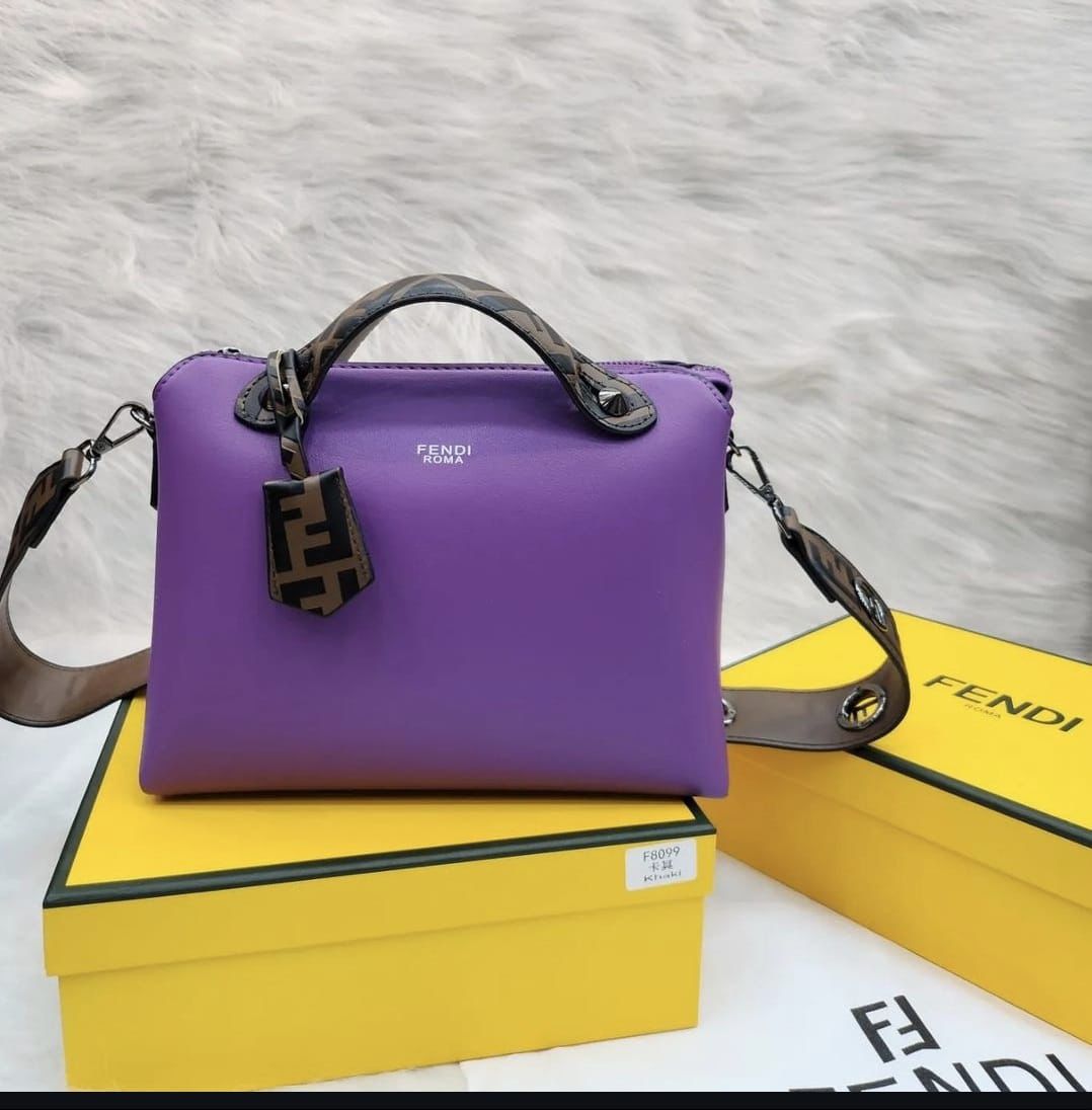 FENDI BY THE WAY MICRO FIBRE LEATHER BAG