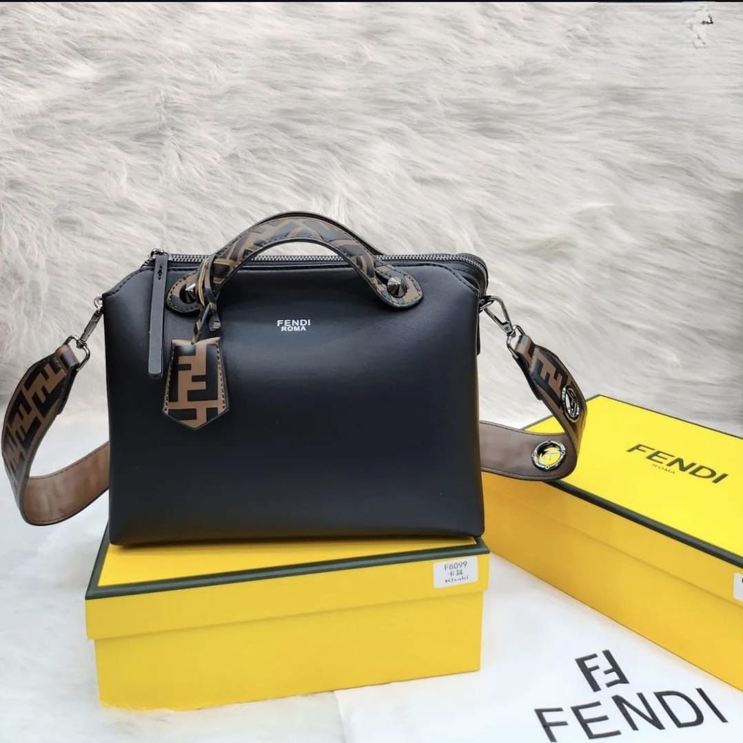 FENDI BY THE WAY MICRO FIBRE LEATHER BAG