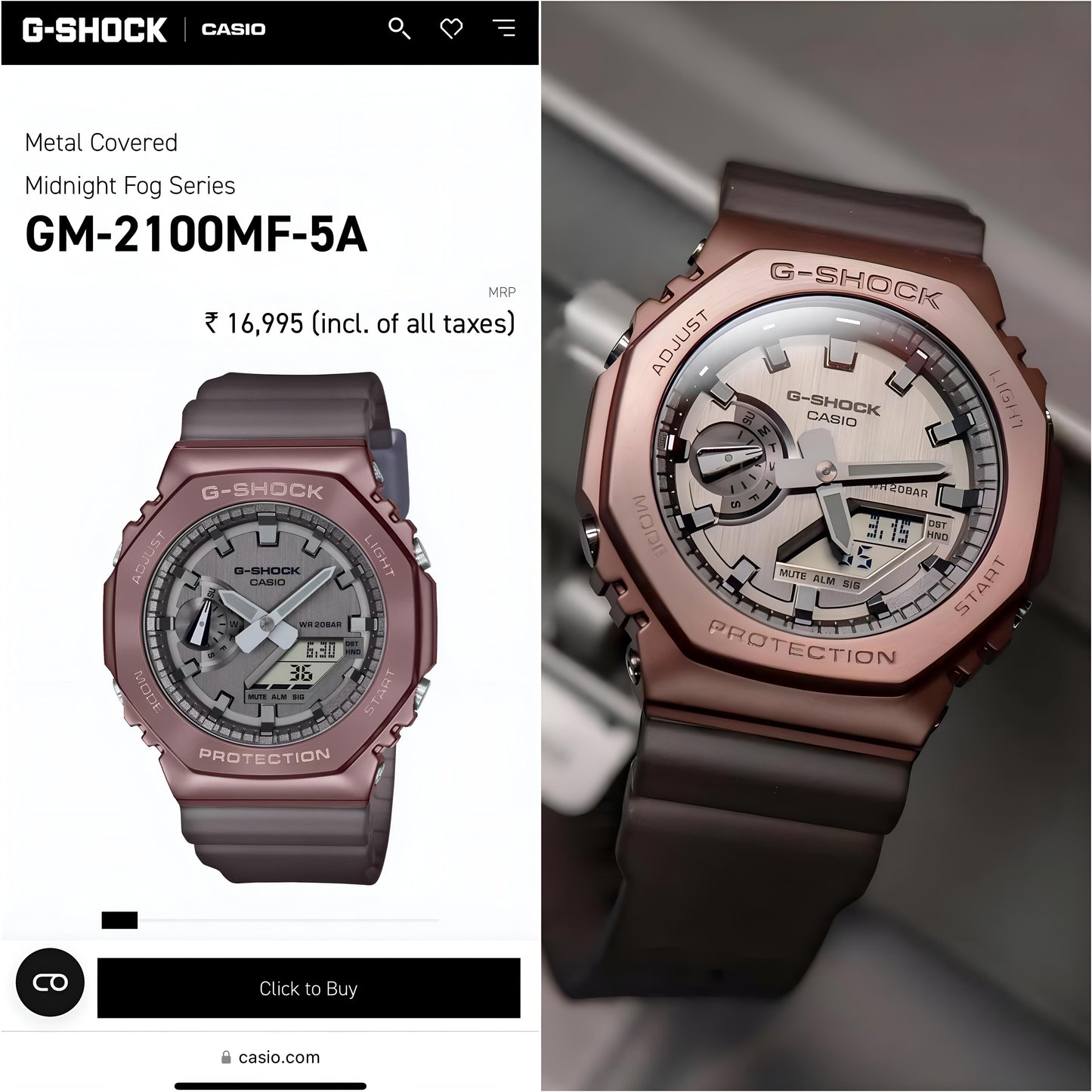 GM 2100 MF Rose Gold, Original Model Series