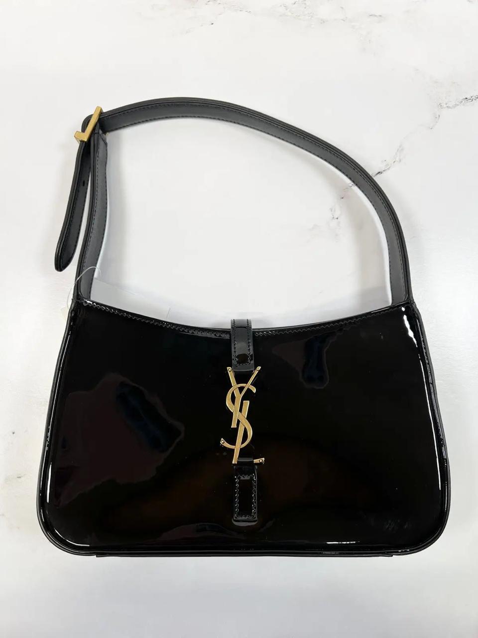 YSL PATENT LE 5 a 7 SHOUDER BAG