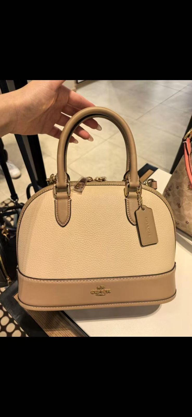 COACH SABRINA SATCHEL IN SIGNATURE AND COLORBLOCK SERIES