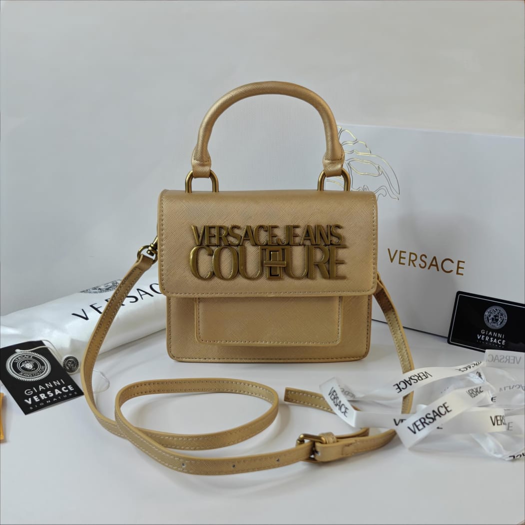 VERSACE JEANS COUTURE LOGO LOCK BAGS