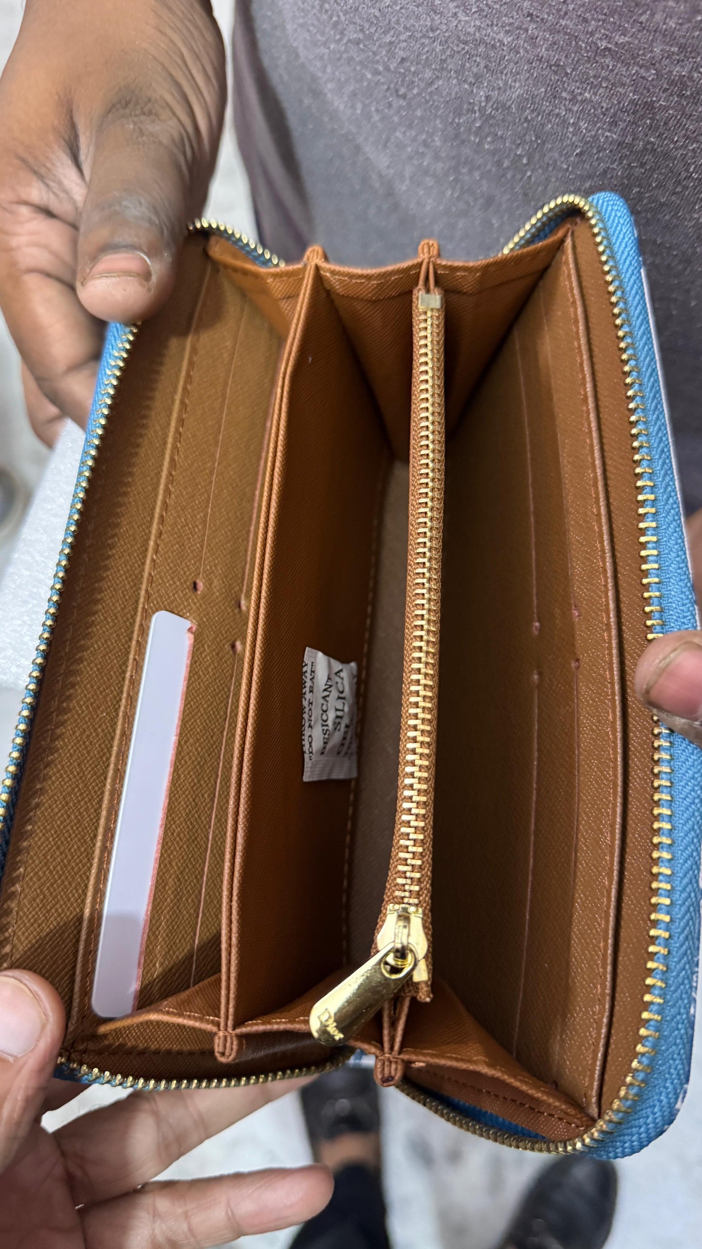DIOR ZIPPER WALLETS