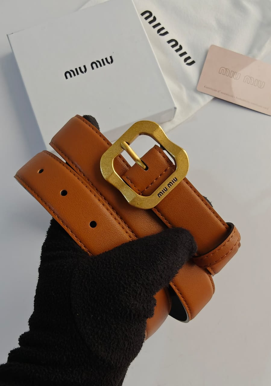 MIU MIU BRACELET LEATHER BELTS