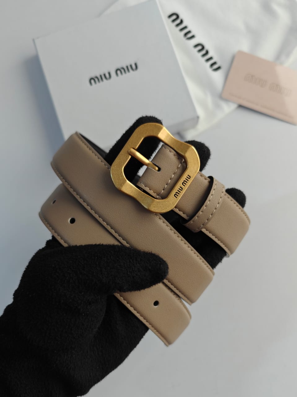 MIU MIU BRACELET LEATHER BELTS