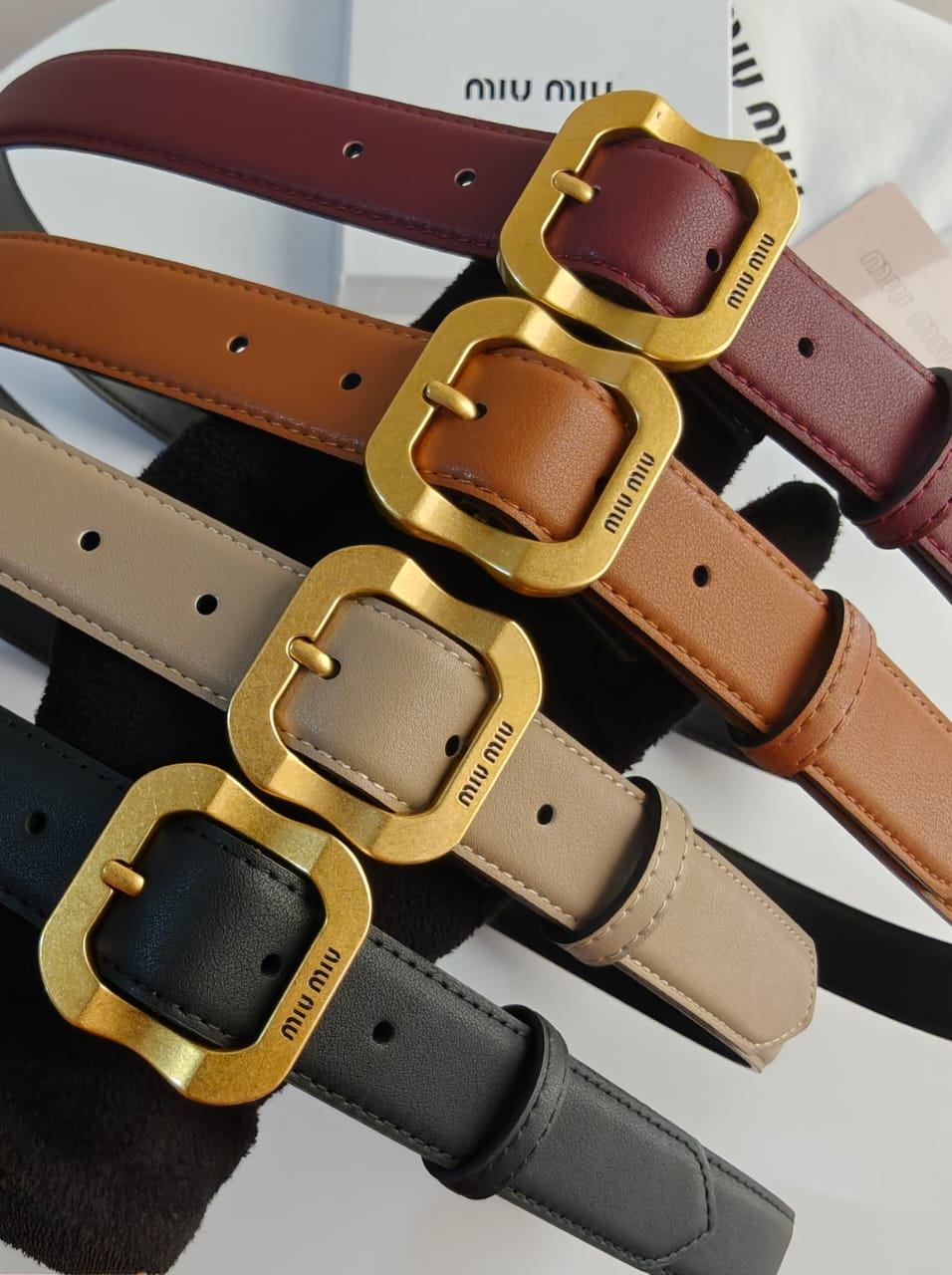 MIU MIU BRACELET LEATHER BELTS