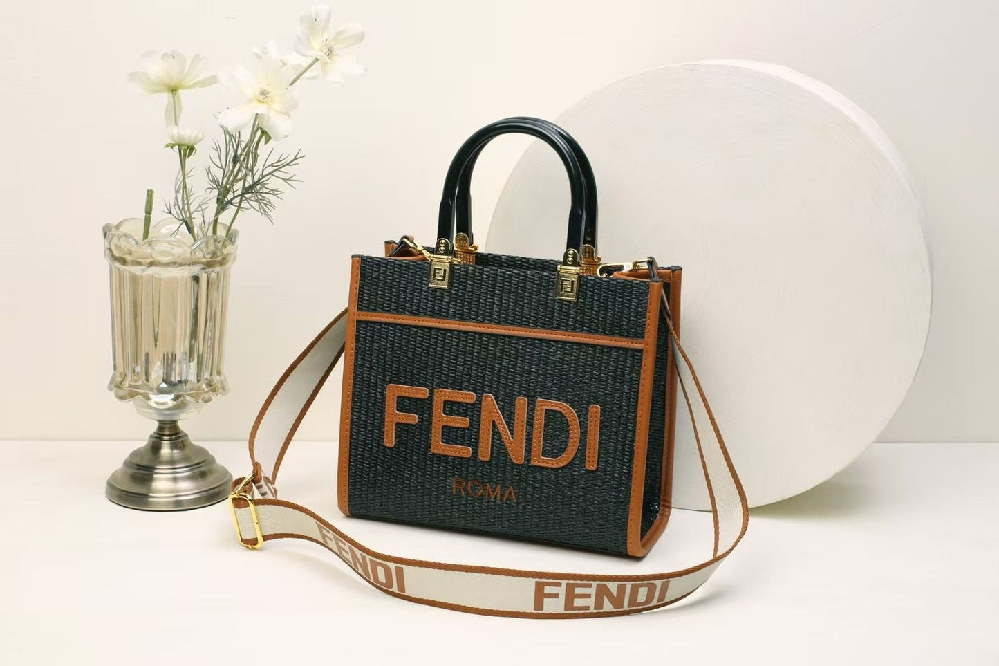 FENDI ROMA NYLON JUTE SERIES