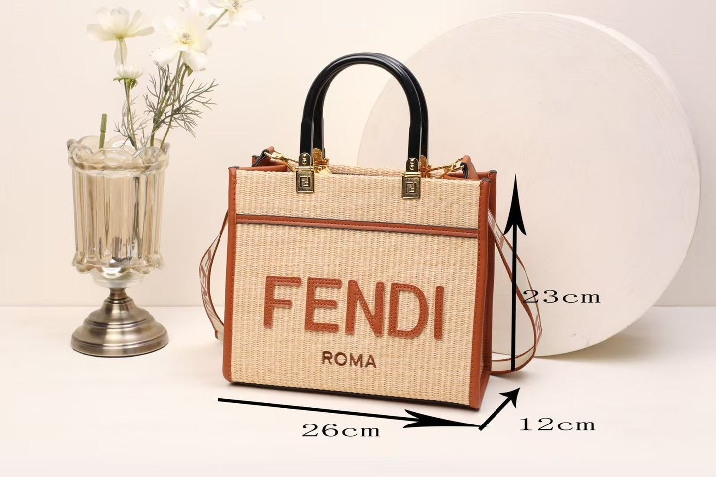 FENDI ROMA NYLON JUTE SERIES