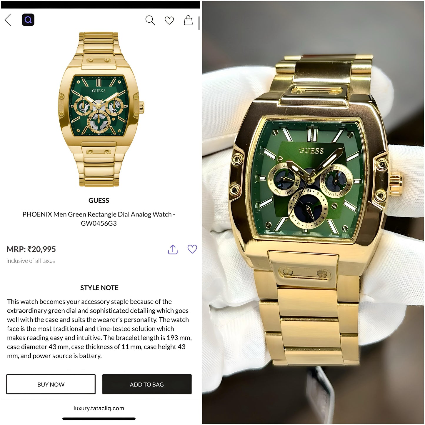 Guess Premium Phoenix Original Model Series Now Available