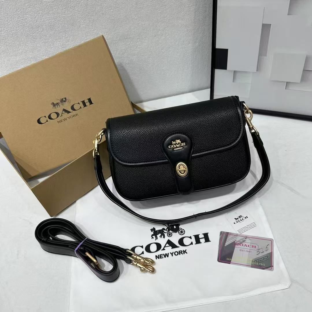 COACH HADLEY SHOULDER BAG WITH LONG AND SHORT BELT