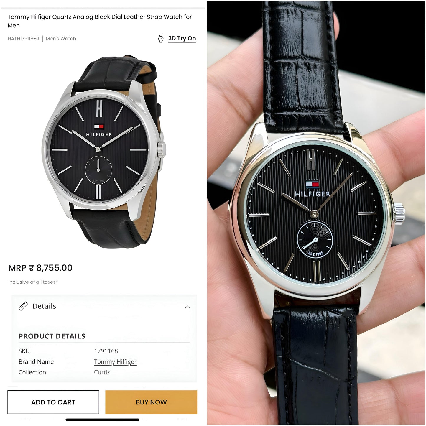 Tommy Hilfiger Curtis Chronograph Original Model Series Now Available